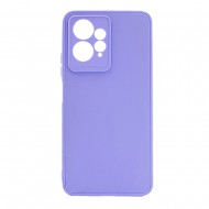 Xiaomi Redmi Note 12 4G Lilac Silicone Case With 3D Camera Protector