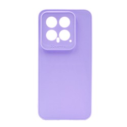Xiaomi 14 Lilac With 3D Camera Protector Silicone Case