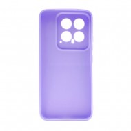 Xiaomi 14 Lilac With 3D Camera Protector Silicone Gel Case