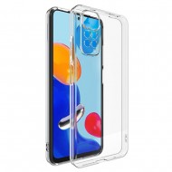 Capa Silicone Xiaomi Redmi Note 11 4g/Redmi Note 11s Transparente Com Protetor De Câmera