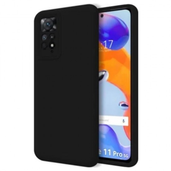 Xiaomi Redmi Note 11 Pro 5G Blue With Camera Protector Silicone Gel Case