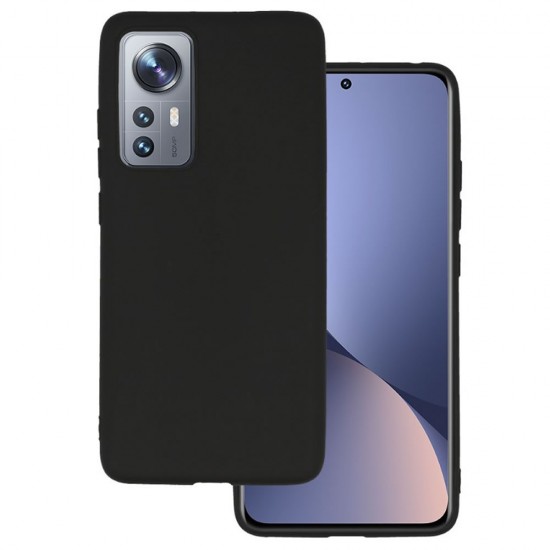 Capa Silicone Xiaomi 12/12x Preto Matt Capa Silicone Xiaomi 12/12x Preto Matt