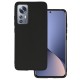 Capa Silicone Xiaomi 12/12x Preto Matt Capa Silicone Xiaomi 12/12x Preto Matt