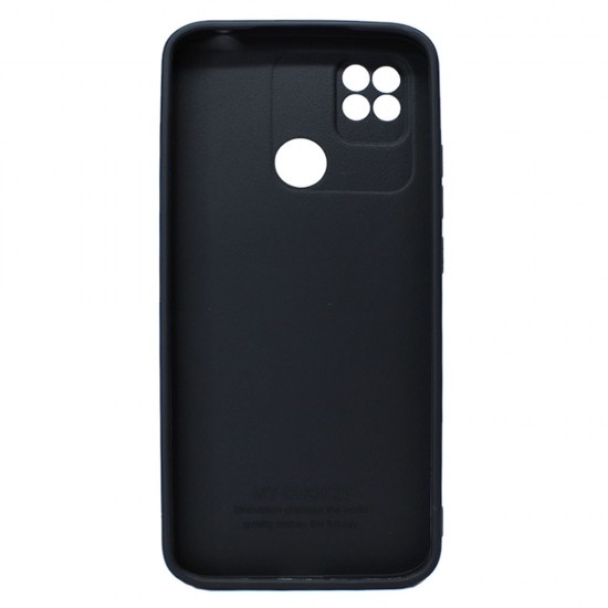 Capa Silicone Xiaomi Redmi 10a/9c Preto Com Protetor De Câmera 3d