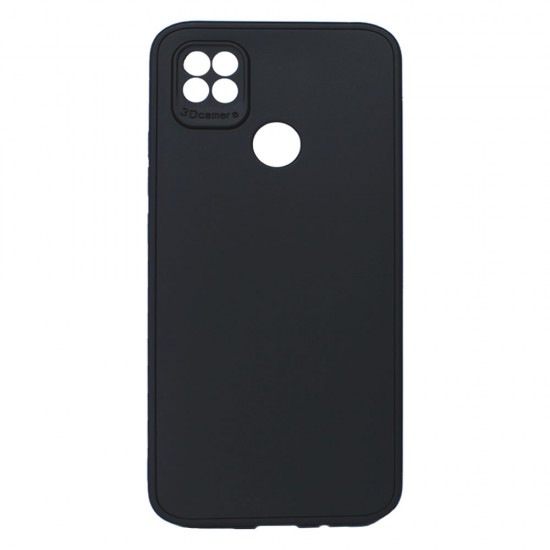 Capa Silicone Xiaomi Redmi 10a/9c Preto Com Protetor De Câmera 3d