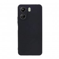 Xiaomi Redmi 13C 4G Black Silicone Case With Camera Protector