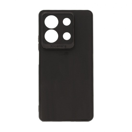 Capa Silicone Xiaomi Redmi Note 13 5g Preto Com Protetor De Câmera 3d Capa Silicone Xiaomi Redmi Note 13 5g Preto Com Protetor De Câmera 3d