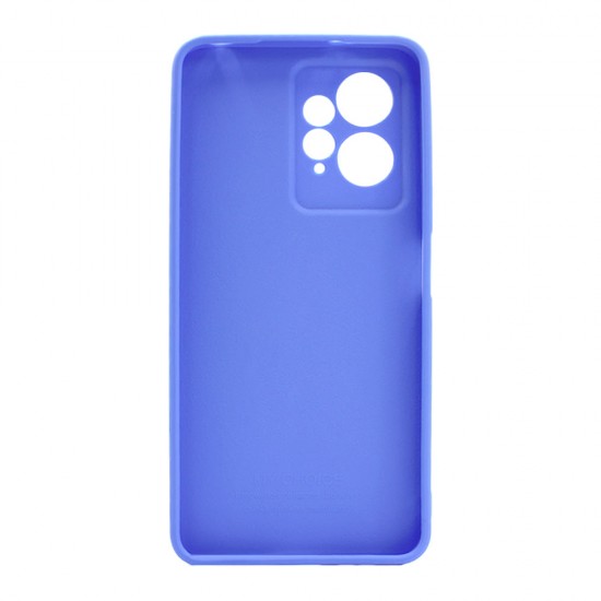 Capa Silicone Xiaomi Redmi Note 12 4g Azul Com Protetor De Câmera 3d
