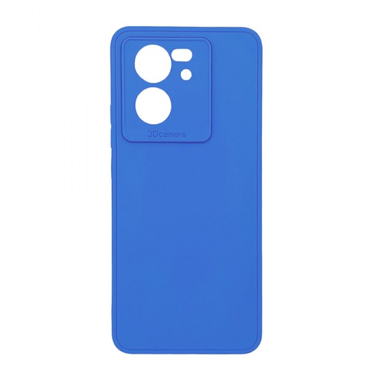 Capa Silicone Xiaomi Mi 13t/13t Pro/K60 Ultra Azul Com Protetor De Câmera 3d Capa Silicone Xiaomi Mi 13t/13t Pro/K60 Ultra Azul Com Protetor De Câmera 3d