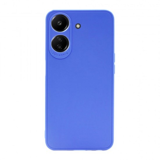 Funda De Silicona Xiaomi Redmi 13C Azul Con Protector De Cámara 3D Funda De Silicona Xiaomi Redmi 13C Azul Con Protector De Cámara 3D
