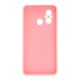 Capa Silicone Xiaomi Redmi 12c Rosa Com Protetor De Câmera 3d