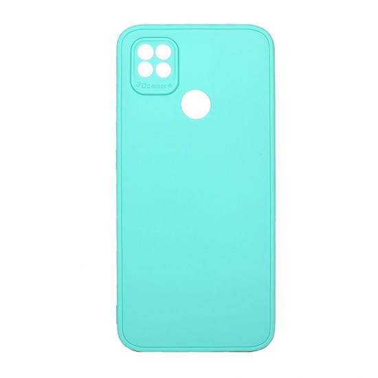 Capa Silicone Xiaomi Redmi 10a/9c Verde Turquesa Com Protetor De Câmera 3d