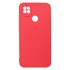 Xiaomi Redmi 10a Red Silicone Case With Camera Protector