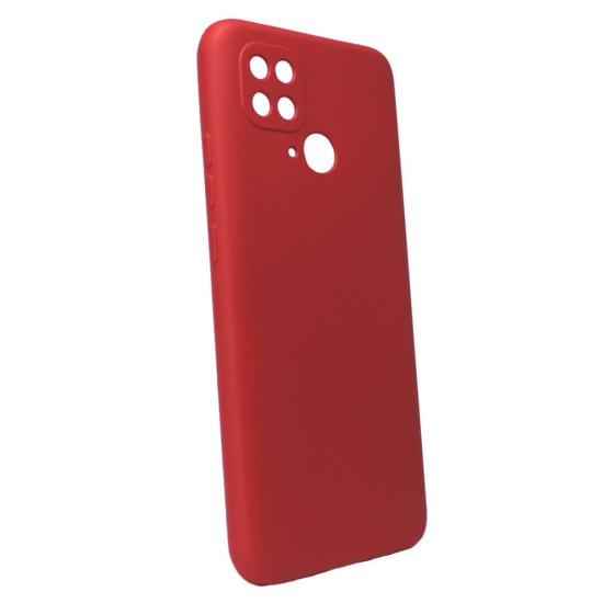 Xiaomi Redmi 10a Red Silicone Case With Camera Protector Xiaomi Redmi 10a Red Silicone Case With Camera Protector