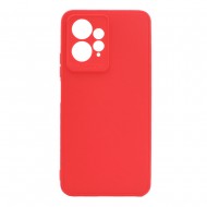 Capa Silicone Xiaomi Redmi Note 12 4g Vermelho Com Protetor De Câmera 3d