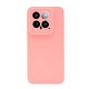 Capa Silicone Gel Xiaomi 14 Rosa Clara Com Protetor De Câmera 3d