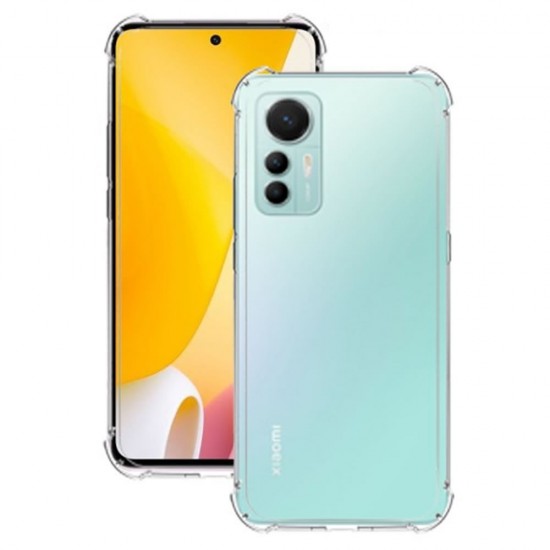 Capa Silicone Anti-Choque Xiaomi 12 Lite Transparente Capa Silicone Anti-Choque Xiaomi 12 Lite Transparente
