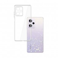 Capa Silicone Dura Anti-Choque Xiaomi Redmi Note 12 Pro 5g Transparente Com Protetor De Câmera