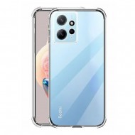 Capa Silicone Anti-Choque Xiaomi Redmi Note 12 4g Transparente Com Protetor De Câmera