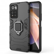 Xiaomi Redmi Note 11 Pro/Note 11 Pro 5G Black Ring Armor Armor Carbon Anti-Shock Silicone Case