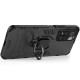 Xiaomi Redmi Note 11 Pro/Note 11 Pro 5G Black Ring Armor Armor Carbon Anti-Shock Silicone Case