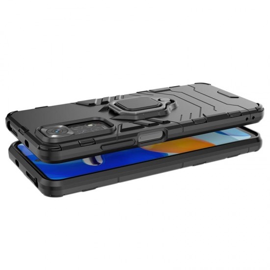 Capa Silicone Anti-Choque Armor Carbon Xiaomi Redmi Note 11/Note 11s Preto Ring Armor Capa Silicone Anti-Choque Armor Carbon Xiaomi Redmi Note 11/Note 11s Preto Ring Armor