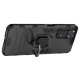 Xiaomi Redmi Note 11/Note 11s Black Ring Armor Armor Carbon Anti-Shock Silicone Case