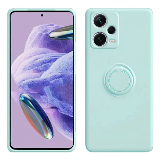 Funda De Silicona Xiaomi Redmi Note 12 Pro Plus Verde Con Protector De Cámara Y Soporte De Anilla Funda De Silicona Xiaomi Redmi Note 12 Pro Plus Verde Con Protector De Cámara Y Soporte De Anilla