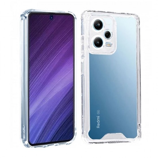 Funda De Silicona Xiaomi Redmi Note 12 Pro Plus Lila Con Protector De  Cámara Y Soporte