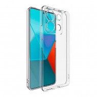 Capa Silicone Dura Xiaomi Redmi Note 13 5g Transparente Com Protetor De Câmera