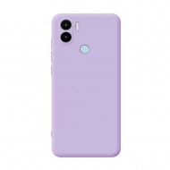 Capa Silicone Gel Xiaomi Redmi A1 Plus Lilás Com Protetor De Câmera