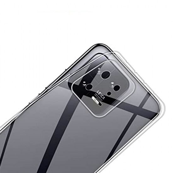 Capa Silicone Gel Xiaomi 13 Transparente Com Protetor De Câmera