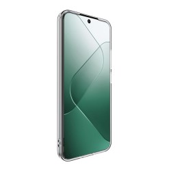 Capa Silicone Gel Xiaomi 14 Transparente Com Protetor De Câmera