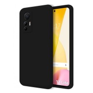 Xiaomi 12 Lite Black With Camera Protector Silicone Gel Case