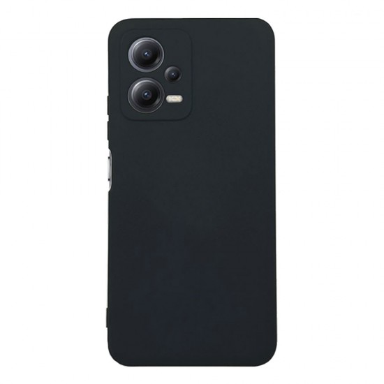 Capa Silicone Gel Xiaomi Redmi Note 12 5g/Poco X5 Pro Preto Com Protetor De Câmera Capa Silicone Gel Xiaomi Redmi Note 12 5g/Poco X5 Pro Preto Com Protetor De Câmera