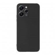 Xiaomi Redmi 12 Black With Camera Protector Silicone Gel Case