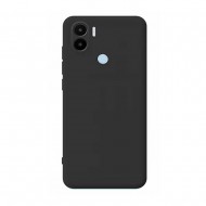 Xiaomi Redmi A1 Plus Black Silicone Gel Case With Camera Protector