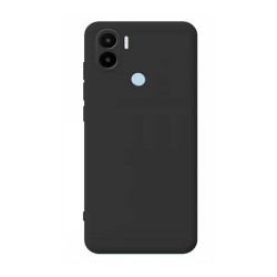 Capa Silicone Gel Xiaomi Redmi A1 Plus Preto Com Protetor De Câmera Robusta