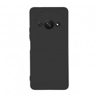 Xiaomi Redmi A3 Black Silicone Case With Camera Protector