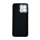 Capa Silicone Gel Xiaomi Redmi A1 Preto Tecido Tweed Com Protetor De Câmera Capa Silicone Gel Xiaomi Redmi A1 Preto Tecido Tweed Com Protetor De Câmera