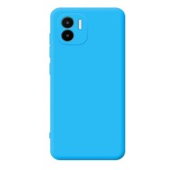 Capa Silicone Gel Xiaomi Redmi A1 Azul Com Protetor De Câmera