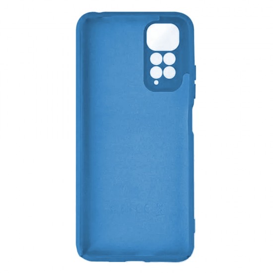 Capa Silicone Gel Xiaomi Redmi Note 11 Pro Azul Com Protetor De Câmera Robusta Capa Silicone Gel Xiaomi Redmi Note 11 Pro Azul Com Protetor De Câmera Robusta