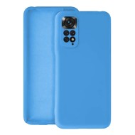 Xiaomi Redmi Note 11 Pro Blue With Camera Protector Robust Silicone Gel Case