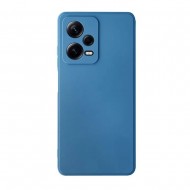 Capa Silicone Gel Xiaomi Redmi Note 12 Pro 5g Azul Com Protetor De Câmera