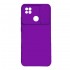 Capa Silicone Gel Xiaomi Redmi 10a/9c Roxo Com Protetor De Câmera E Janela Deslizante