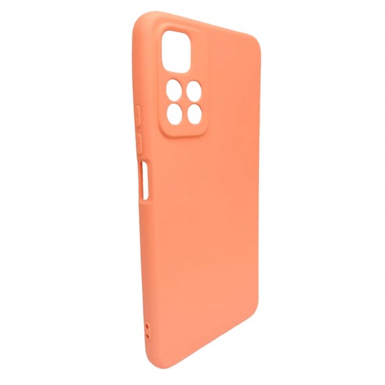 Capa Silicone Gel Xiaomi Redmi Note 11 Pro Rosa Clara Com Protetor De Câmera Robusta