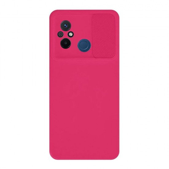 Capa Silicone Gel Xiaomi Redmi 12c Rosa Com Protetor De Câmera E Janela Deslizante Capa Silicone Gel Xiaomi Redmi 12c Rosa Com Protetor De Câmera E Janela Deslizante