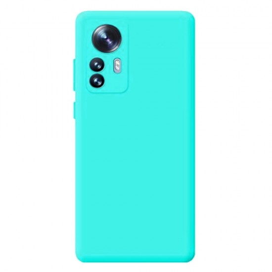 Capa Silicone Gel Xiaomi 12/12x Verde Turquesa Com Protetor De Câmera Capa Silicone Gel Xiaomi 12/12x Verde Turquesa Com Protetor De Câmera