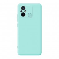 Xiaomi Redmi 12c Green Silicone Gel Case With Camera Protector