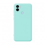 Capa Silicone Gel Xiaomi Redmi A1 Plus Verde Turquesa Com Protetor De Câmera